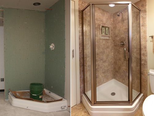 Before And After Shower Room Renovation