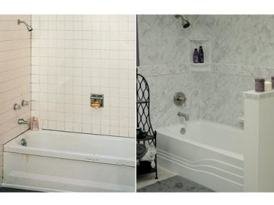 Before And After Tub And Shower Remodel