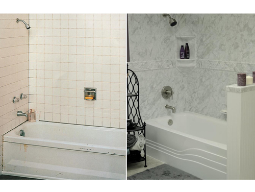 Before And After Tub And Shower Remodel